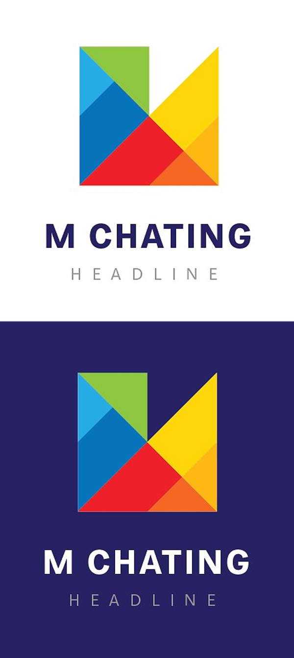 M chating logo