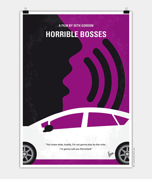 Horrible Bosses Minimal Movie Posters - 16
