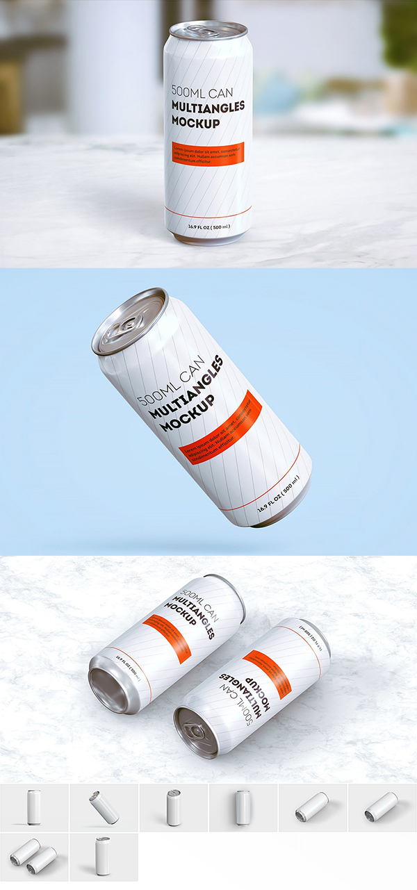 Can Mock-up (500 ml)
