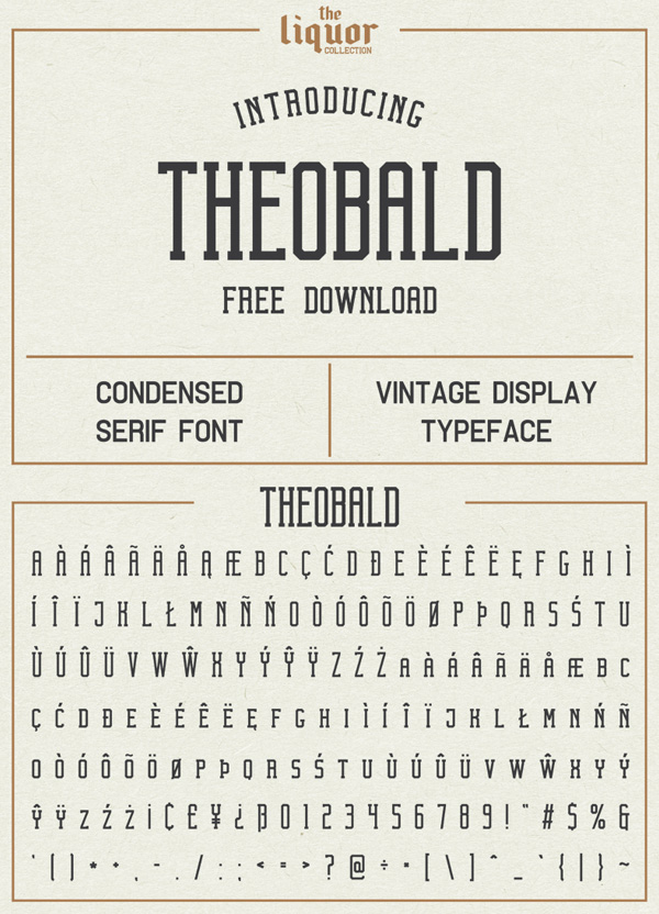 Theobald Free Vintage Font