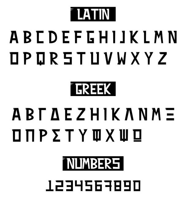 VAVOURA Free Font Letters and Numbers