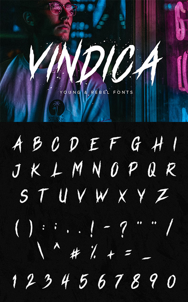 Vindica Free Script Font