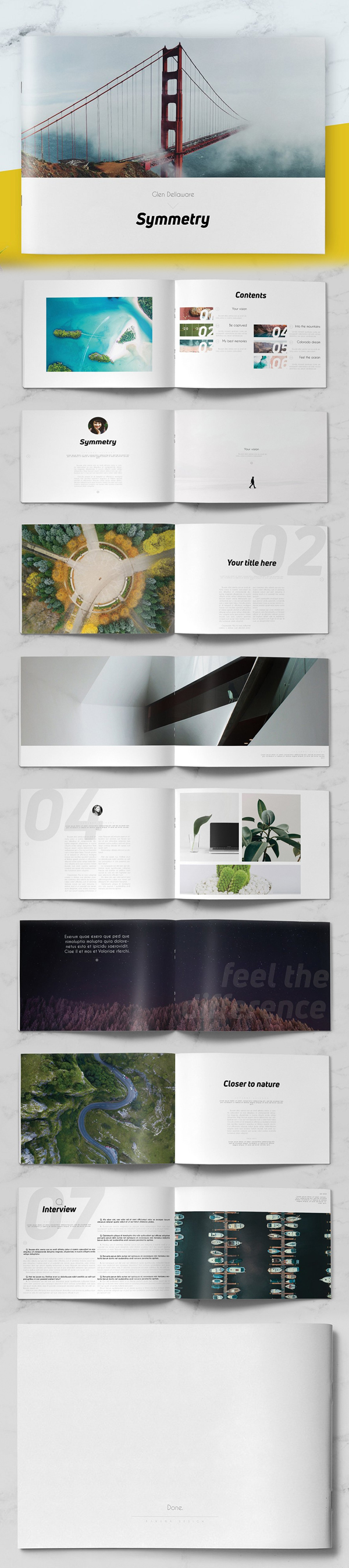 Minimal Photography / Portfolio Brochure Template