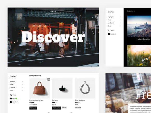Carta: A free all-in-one WordPress theme