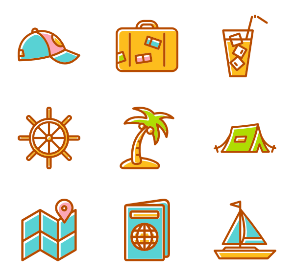 summertime design icons