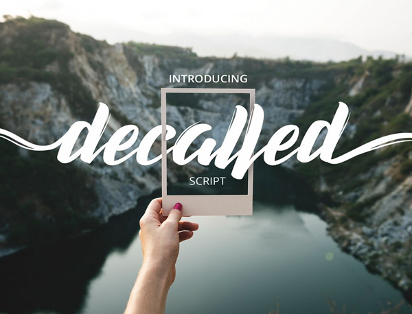 Decalled Script Free Font