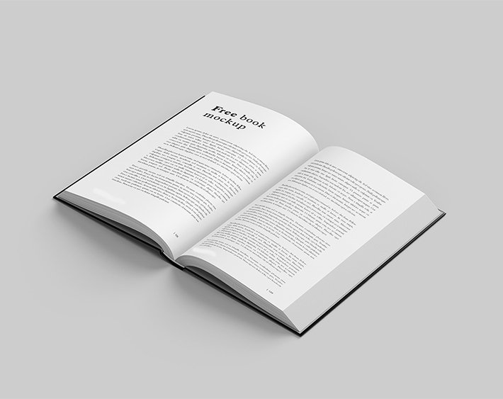 Book Mockup Template Free Download PSD