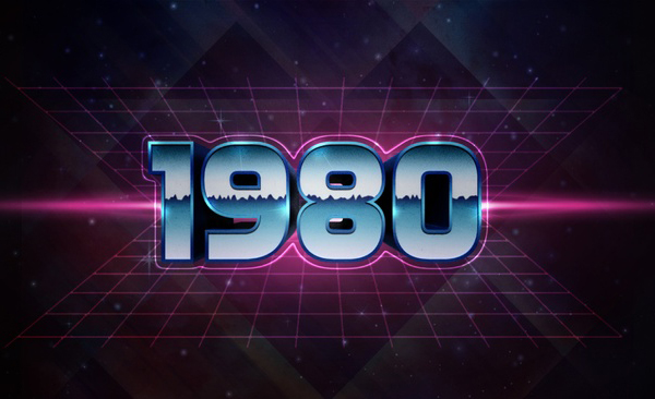 How to create 80s Text Effect in Adobe Photoshop