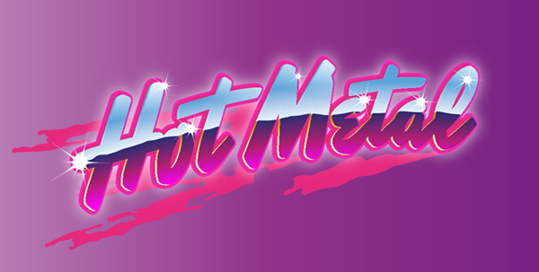 80’s Chrome Lettering Tutorial for Illustrator