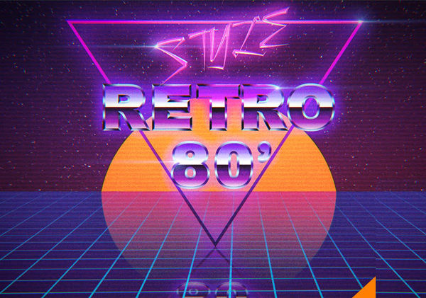 How To Create an 80's Style Chrome Logo Text Effect in Photoshop