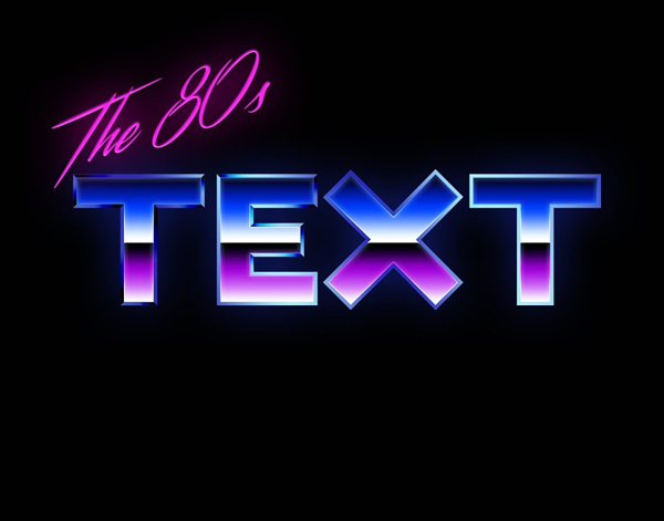 How To Make An Insane Looking 80's Text Effect In Photoshop