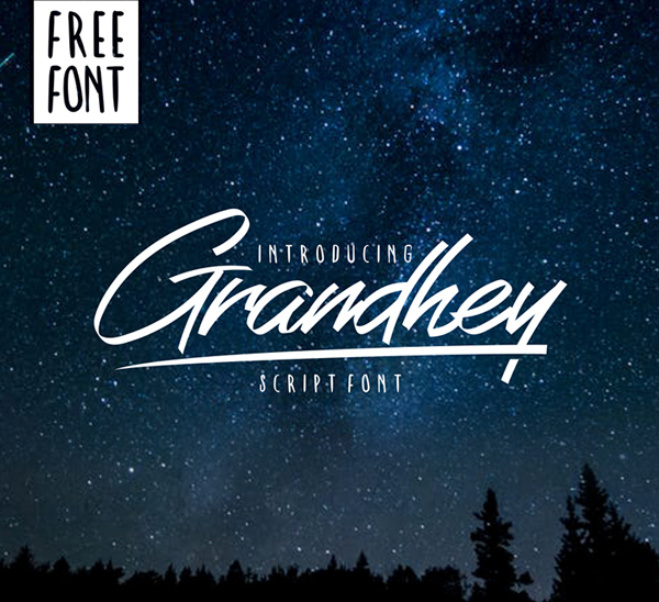 Grandhey Script Free Font