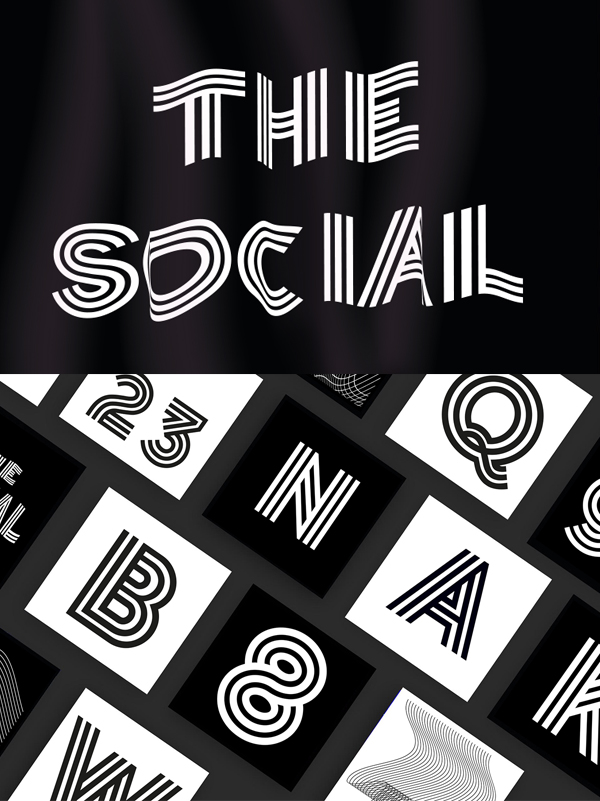 The Social Free Font