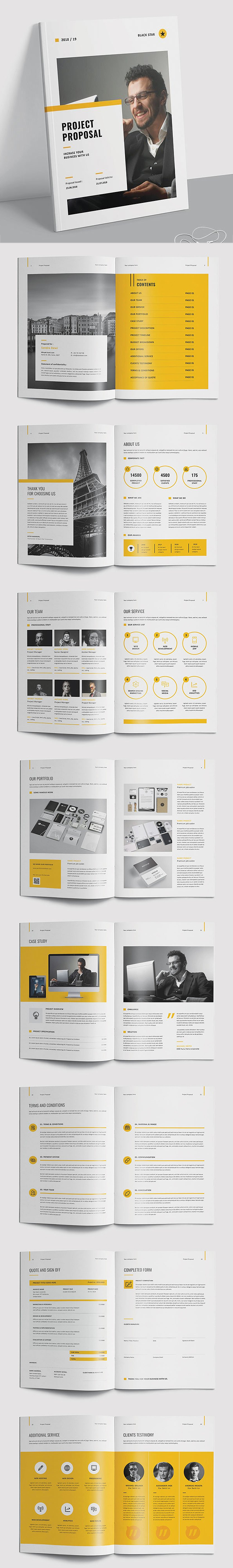 Clean And Creative Brochure template