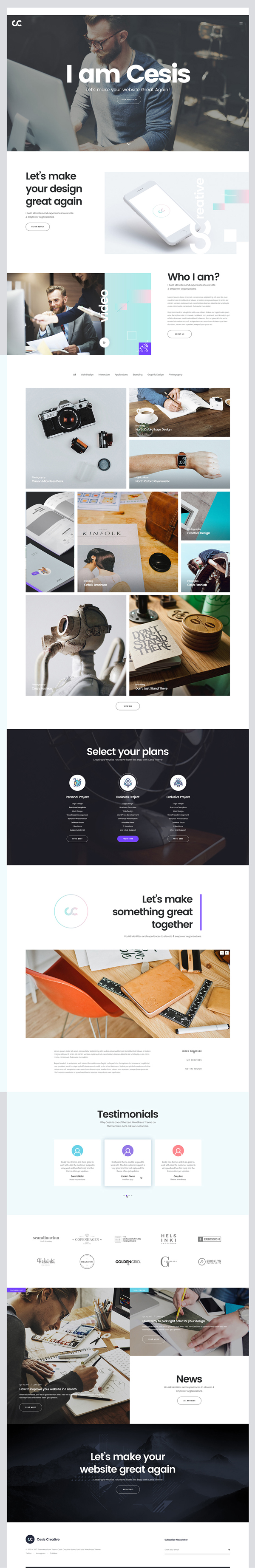 Free Creative Agency Website Template