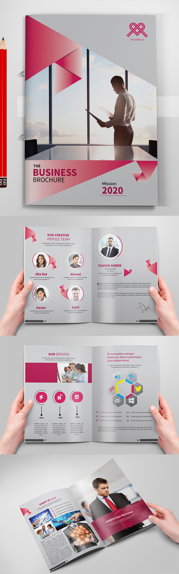 Business Brochures Template Design