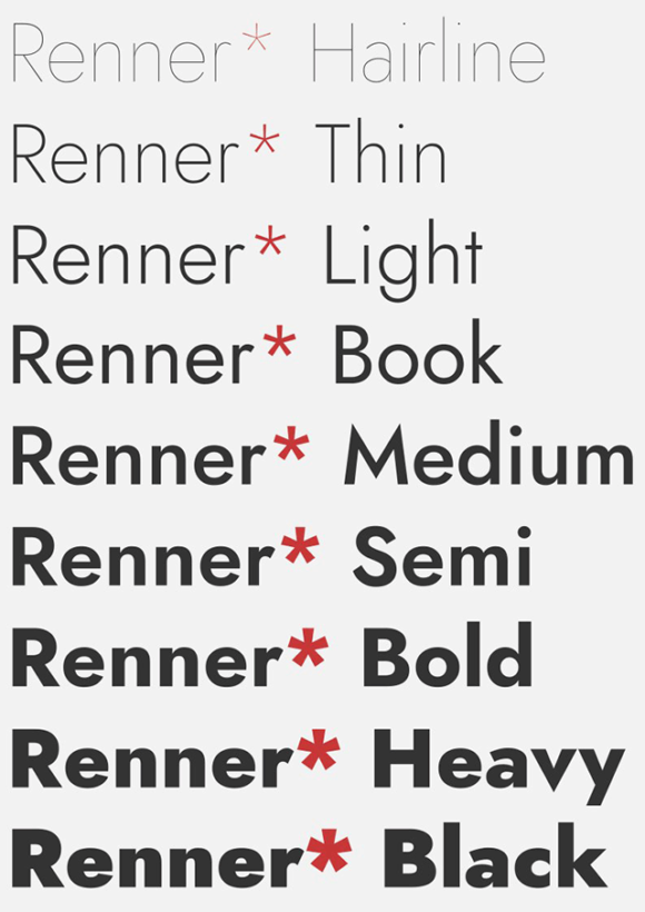 Renner weights preview