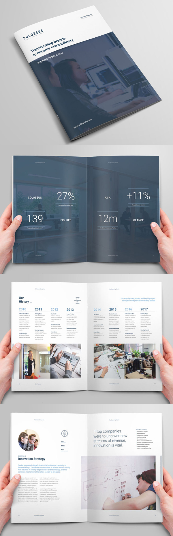 100 Professional Corporate Brochure Templates - 16