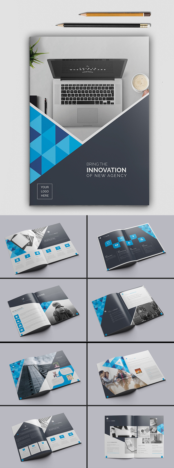 100 Professional Corporate Brochure Templates - 2