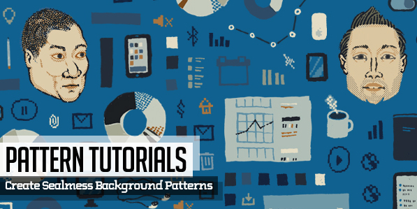 Background Pattern Design Tutorials & Free Patterns