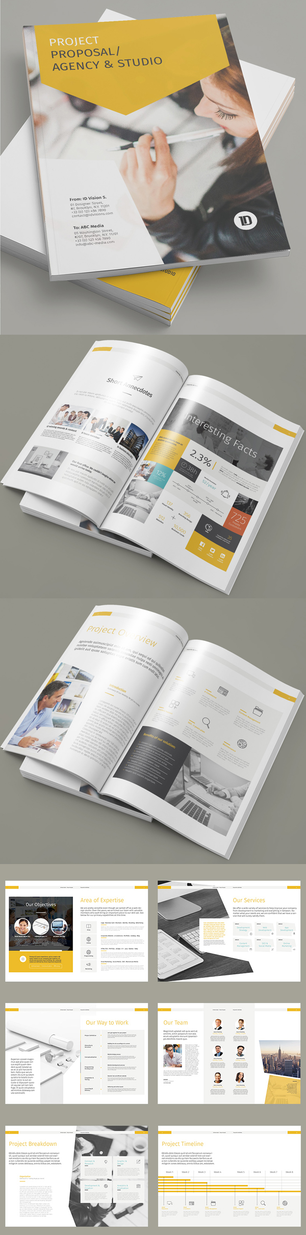 100 Professional Corporate Brochure Templates - 13