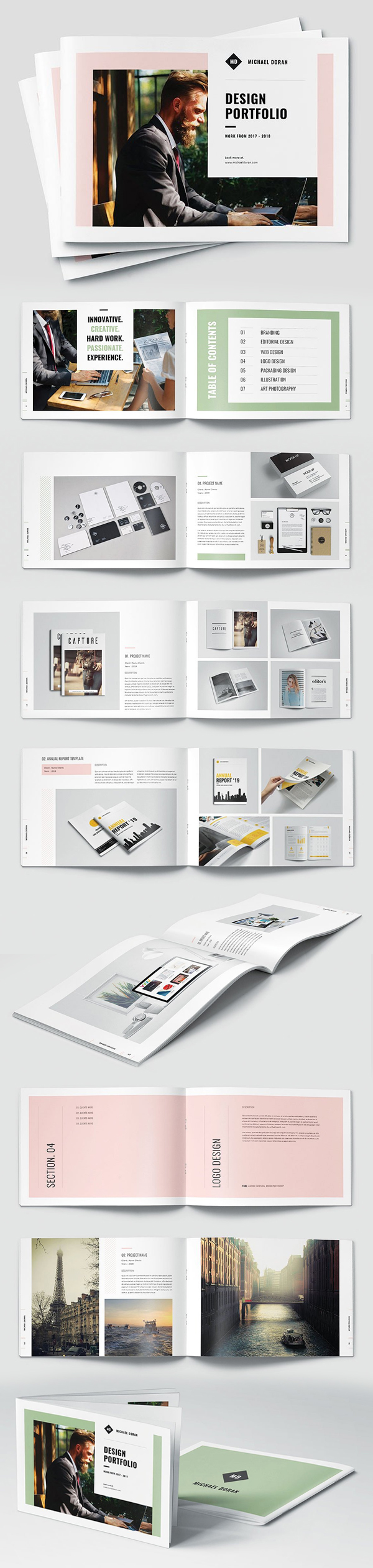 100 Professional Corporate Brochure Templates - 38