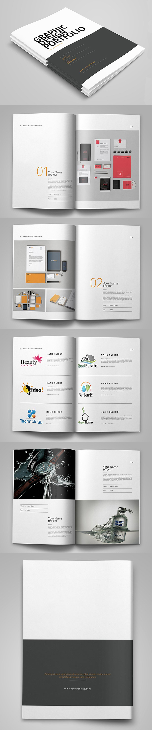 100 Professional Corporate Brochure Templates - 62