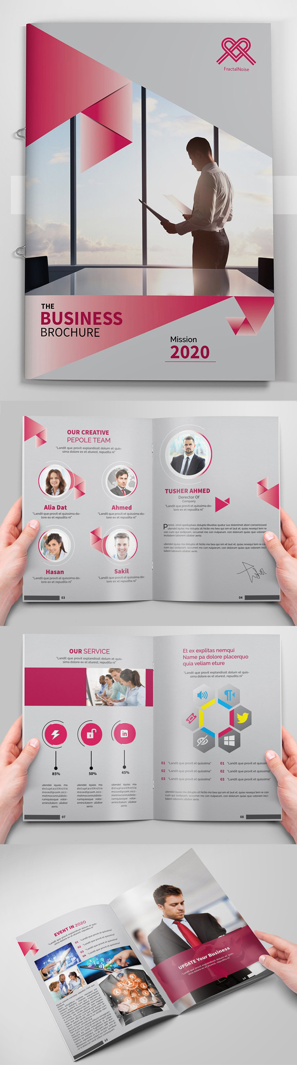 100 Professional Corporate Brochure Templates - 65