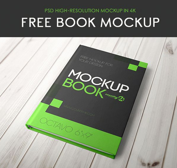 Free Hardcover Book MockUp