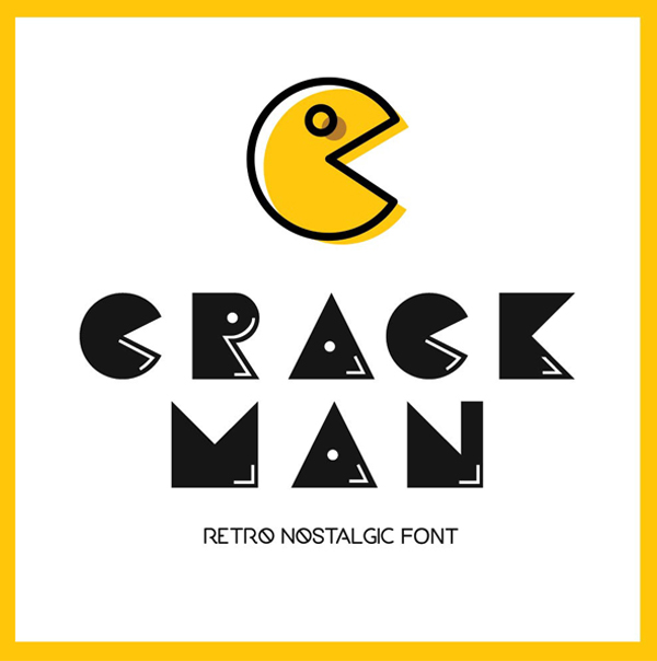 Crack Man Free Font