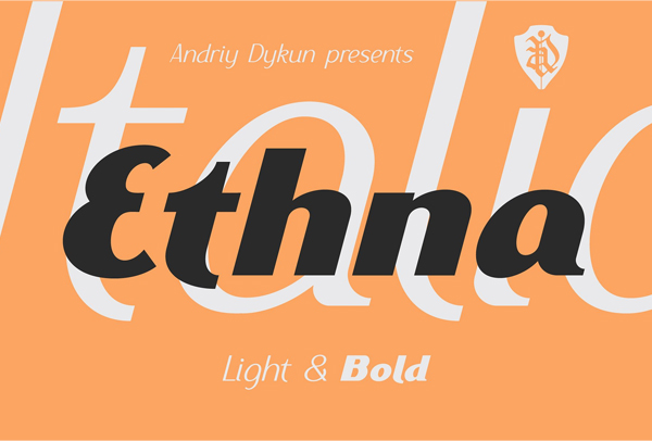 Ethna Free Font