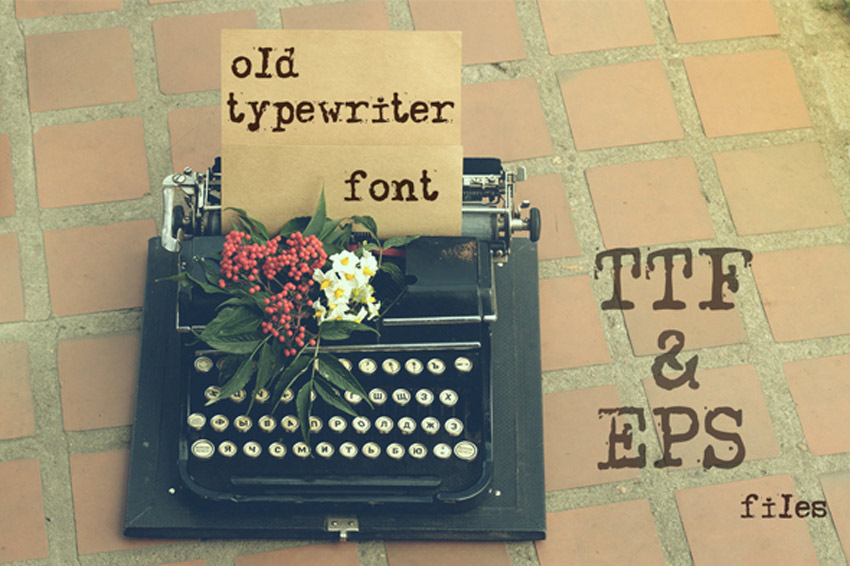 20+ Best Classic Typewriter Fonts With Old (Vintage) Machine Styles iDevie