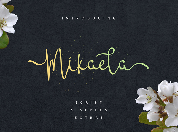 Mikaela Script free fonts