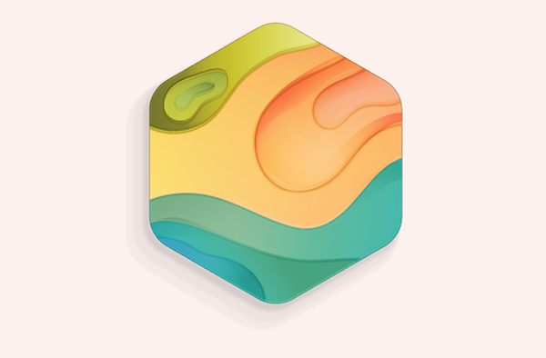 How to Create an Abstract Topographical Map Icon