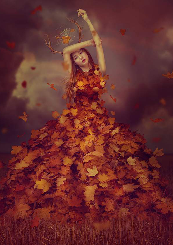 How to Create an Autumn Queen Photo Manipulation With Adobe Photoshop