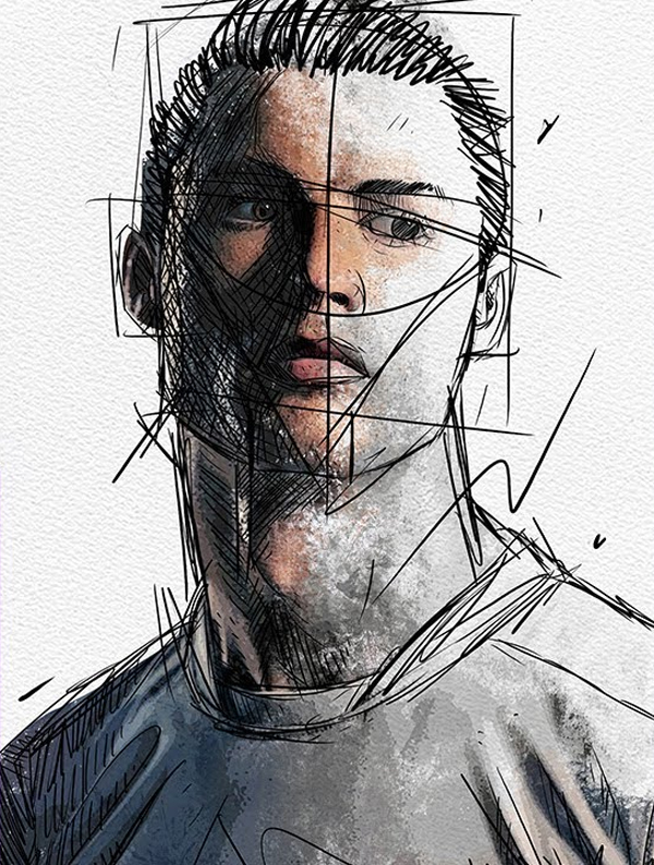 How to Create Portrait Sketch Effect in Photoshop - Photoshop Tutorials