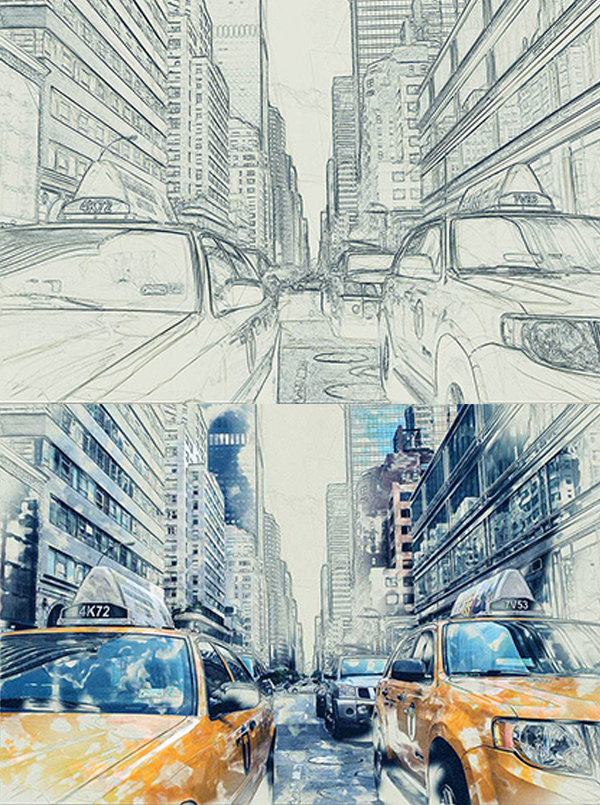 How to Create a Sketch Effect Action in Adobe Photoshop