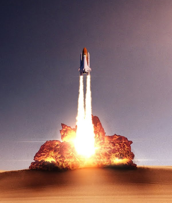 How to Create INCREDIBLE Fried Chicken Rocket Launch Effect Photoshop CC Tutorial