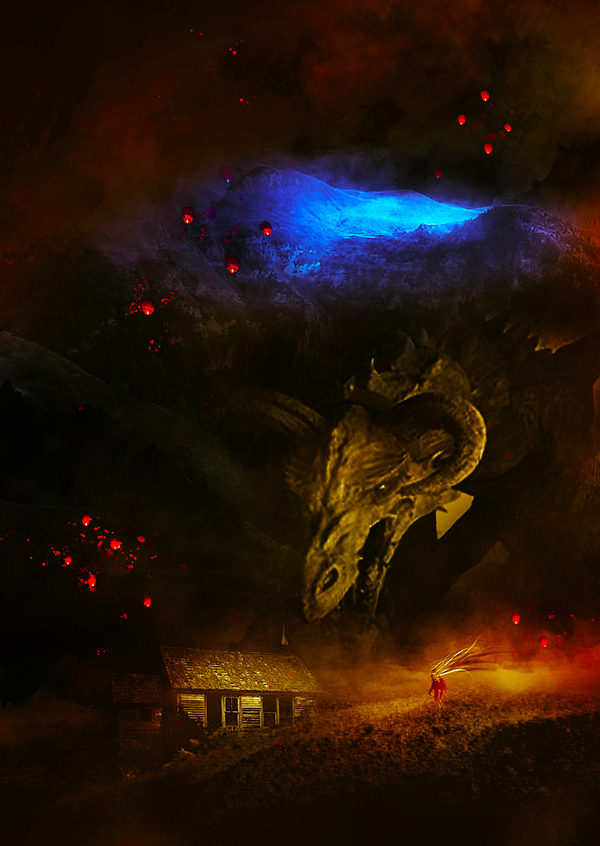 Create Valley of the Dragons Photo Manipulation in Photoshop