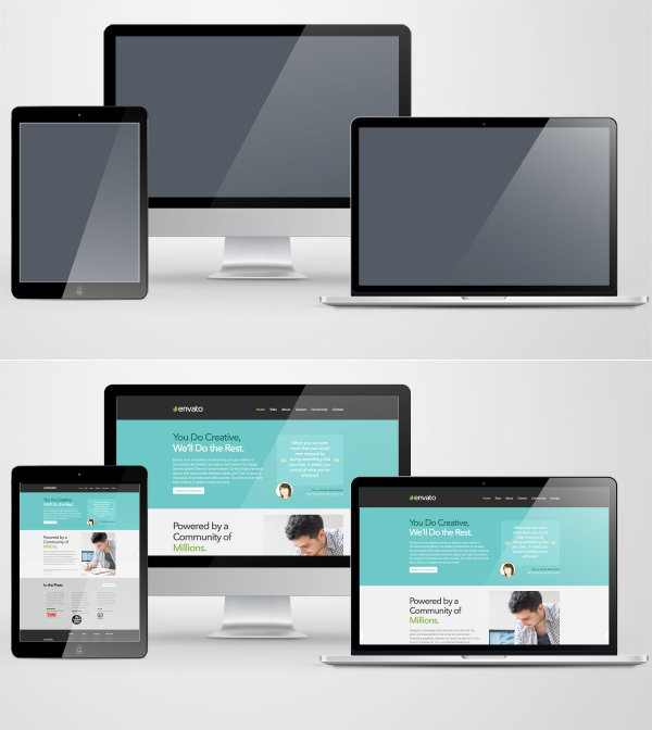 Create a Responsive Screen Mockup Using Smart Objects in Adobe Photoshop