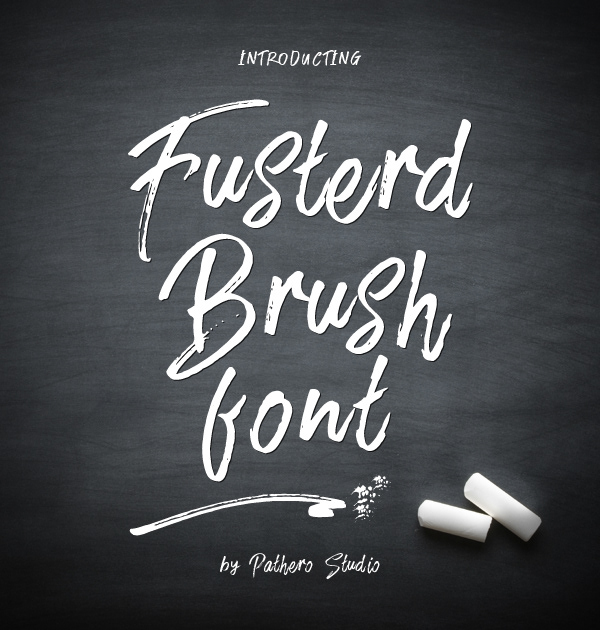 Fusterd Brush Free Font
