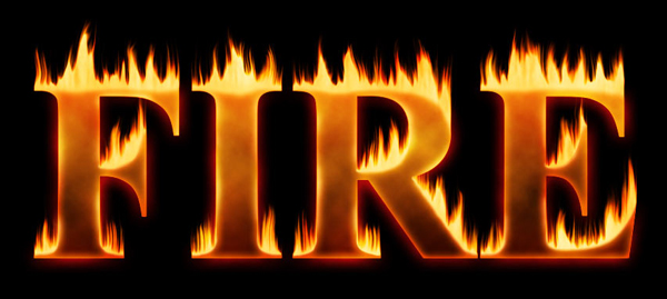 Create Flaming Hot Fire Text in Photoshop