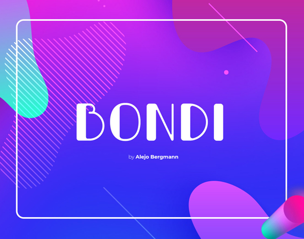 Bondi Free Font