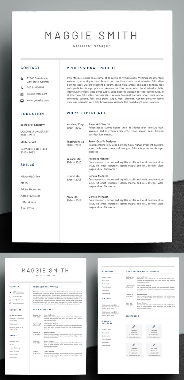 Simple & Creative Resume Template