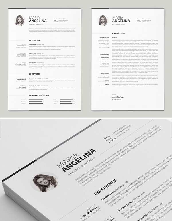 Modern and professional Resume Template