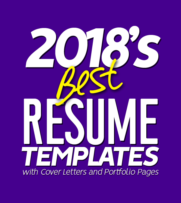 2018’s Best Selling Resume Templates
