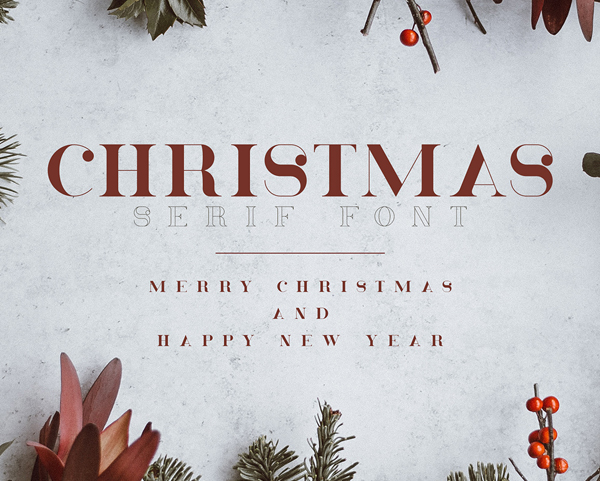 Christmas Serif Free Font