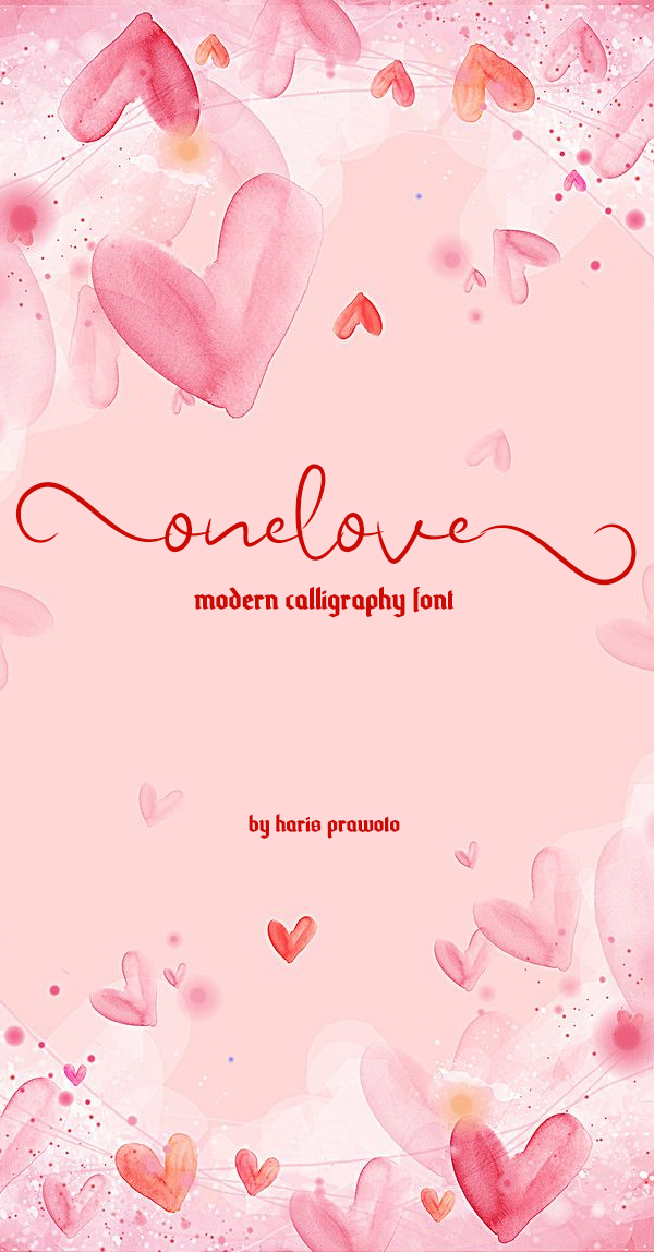 Onelove Calligraphy Script Free Font