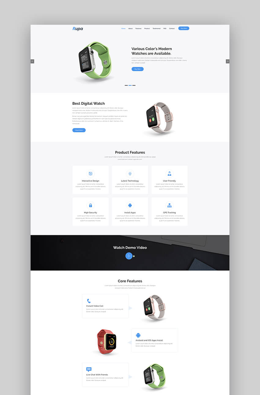 responsive web design projects build a product landing page