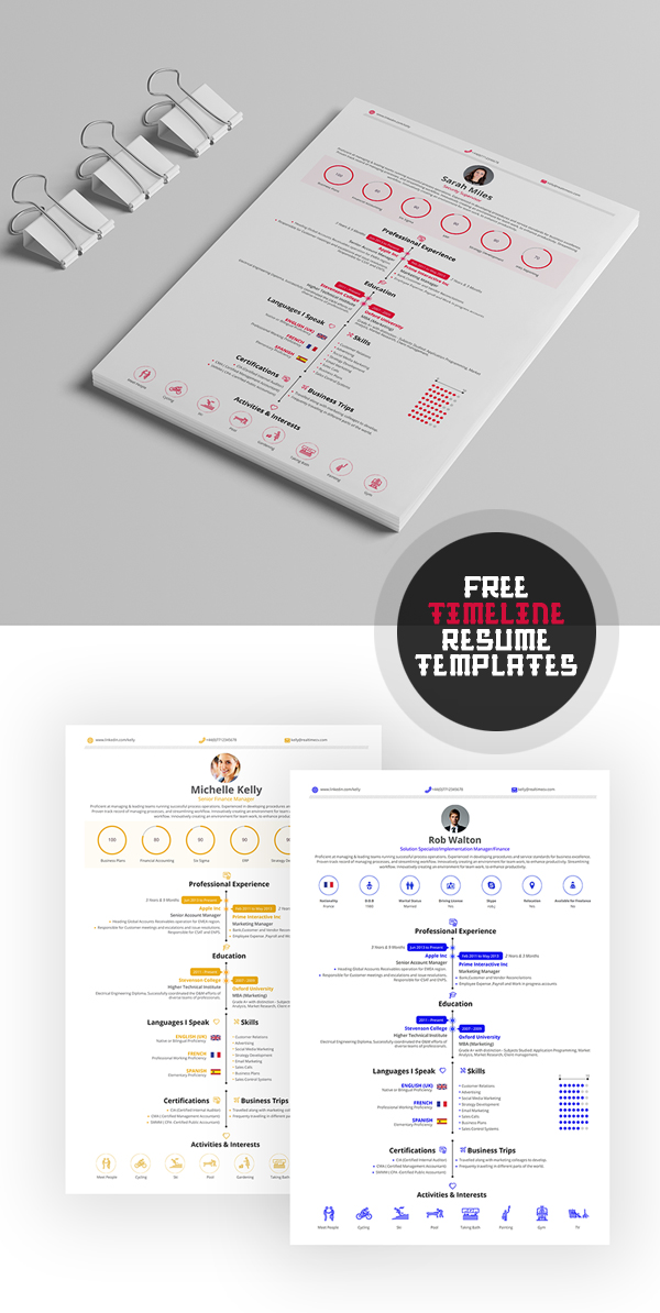 50 Free Resume Templates: Best Of 2018 -  13